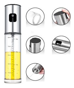 Accessori da cucina tipo Push in acciaio inox <span class=keywords><strong>Spray</strong></span> olio d'oliva bottiglia pentola per barbecue spruzzatore strumenti Dispenser per cucinare - Product Image 6