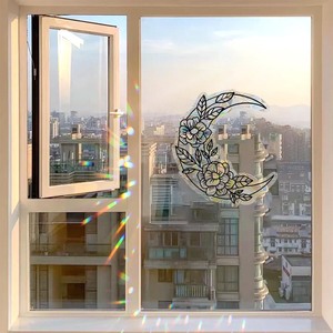 Tùy Chỉnh Giấc Mơ Bắt Cầu Vồng Đầy Màu Sắc Dán Cửa Sổ PVC Tự Dính Tĩnh Bám Frosted Glass Cửa Sổ Phim Trang Trí Nội Thất - Product Image 2