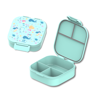 Boîte à lunch pour enfants sans BPA Joint étanche à 3 compartiments pour les activités scolaires et de plein air Matériau de qualité alimentaire