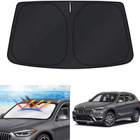 Pare-soleil pliable résistant aux UV pour pare-brise avant de voiture, protection solaire pour BMW X1 F48 2016-2022