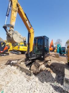 Maquinaria de excavadora de segunda mano de alta calidad, peso operativo de 6 toneladas con motor de núcleo y motor vendido a un precio bajo - Product Image 5