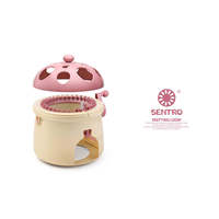 Sentro vente en gros enfants bricolage Machine à tricoter à la main laine Machine à tricoter Parent enfant jouet en plastique manuel métier à tricoter