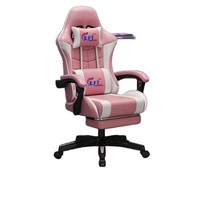 Fauteuil pivotant Haavk en cuir PU postmoderne, avec vérin à gaz 3 positions, accoudoirs réglables, design ergonomique, base en fer, garantie 1 an, idéal pour le gaming
