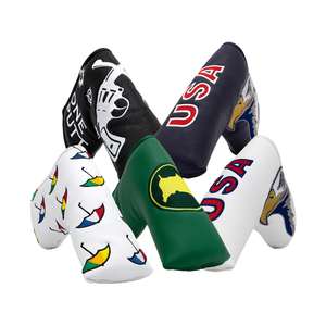 Housse de putter de golf personnalisée brodée en cuir PU anti-hydrolyse avec fabrication de logo de précision et sourcing - Product Image 1