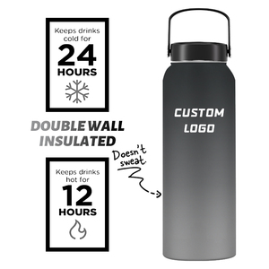 High Quality Custom Logo Sports Double Wall Vacuum <b>Flask</b> Insulated Stainless Steel Water Bottle Custom for Travel Camping - Product Image 6
