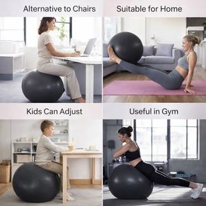 Pelota de <span class=keywords><strong>Yoga</strong></span> Ecológica de PVC Antiexplosión <span class=keywords><strong>para</strong></span> <span class=keywords><strong>Embarazadas</strong></span>, <span class=keywords><strong>para</strong></span> Ejercicios de Parto, Gimnasio, Fitness y Entrenamiento - Product Image 6