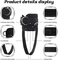 Sangles de cheville pour Machine à fileter fessier, poignets de cheville rembourrés, accessoires de Fitness pour exercices du bas du corps