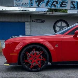 Rines Forjados RCSR Personalizados de 20, 22, 24, 26 y 28 Pulgadas de Garganta Profunda, Rines de Aleación de 2 Piezas para Automóvil de Pasajeros, Rines de 26 Pulgadas para Chevrolet - Product Image 4