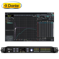 Système de sonorisation professionnel NUOXUN PA848N 4 entrées 8 sorties, processeur numérique DSP FIR Dante de haute qualité, AES métal 3,15 ms