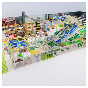 Parc d'aventure intérieur de luxe pour enfants avec grand toboggan, piscine à balles et piste de course – Équipement d'amusement commercial - Product Image 6
