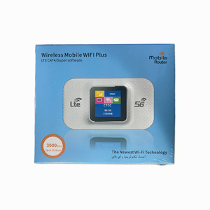Bộ định tuyến không dây LTE di động 4G với màn hình màu LCD tối đa 300Mbps tốc độ dữ liệu Lan Wifi có thể cắm thẻ qua biên giới Mifi di động - Product Image 2