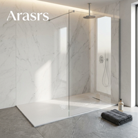 Receveur de douche pour salle de bain 120x60 avec receveur de douche d'angle 90x90 pour la rénovation de petites salles de bain