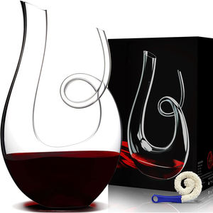 Decantador de Vino Clásico de Cristal sin Plomo, Soplado a Mano, de Alta Transparencia, Base Ancha, Cousino Macul CR - Product Image 1