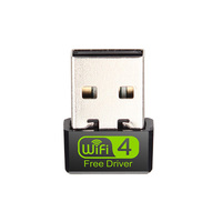 Adaptador WiFi USB 2.0 Ultra Compacto de 150 Mbps para Oficina en Casa, para Computadora Portátil, PC de Escritorio, Tarjeta de Red Inalámbrica
