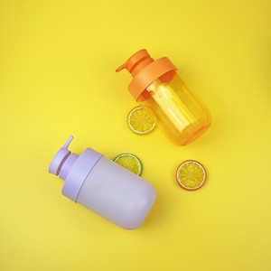 Bouteilles vides en PET de 500 ml et 300 ml, transparentes, roses et vertes, <span class=keywords><strong>pour</strong></span> produits capillaires, shampooing, contenants <span class=keywords><strong>pour</strong></span> gel douche, lotion, pompe à pression - Product Image 4
