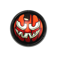 Jouets en peluche d'Halloween, cadeau, modèle M4, forme en plastique ABS/ABS écologique, fonctionne avec piles, bouton sonore programmable, 2 piles AAA, boîte à musique