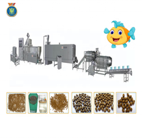 Extrudeuse automatique de granulés d'aliments pour poissons flottants à double vis, de type sec, neuve, certifiée CE ISO, prix fabricant clé en main