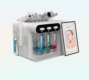 Máquina Facial de Dermabrasão Hidrogênio com Jato de Oxigênio H2O2, Dispositivo de Microdermoabrasão para Cuidados com a Pele e Analisador de Pele - Product Image 4