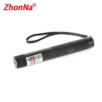 Pointeur laser puissant à mise au point réglable, pointeur laser vert 532 nm, projection de lumière, stylo de démonstration pour l'enseignement, chasse en plein air