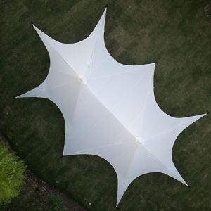 Toldo cuadrado súper grande 129 ligero de doble pico a prueba de lluvia al aire libre protector solar toldo para acampar por línea de productos de lona - Product Image 3