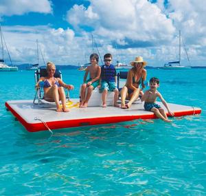 Plataforma <span class=keywords><strong>Flotante</strong></span> Inflable de 30 pies x 6.6 pies, 20 cm de Grosor, Colchón Acuático de 3x2 m para Adultos, Mejor Proveedor - Product Image 2