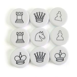 Fichas de Juego de Mesa Personalizadas con Logotipo, de Plástico de 20 mm, Redondas, Ecológicas, de 20x5 mm, para Juegos de Mesa - Product Image 2