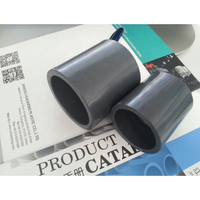 Raccord droit en PVC pour l'alimentation en eau industrielle et le drainage, raccord rapide résistant à la corrosion pour tuyaux