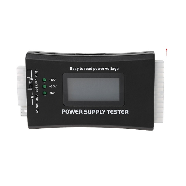 YOINNOVATI LCD PC Computer 2024 Pin 4 PSU ATX ITX SATA HDD PC Power Supply Tester