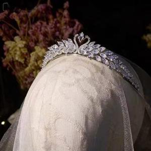 Diadèmes de mariée, couronnes en zircon, accessoires pour <span class=keywords><strong>cheveux</strong></span> pour enfants, demoiselles d'honneur, spectacles et fêtes de mariage - Product Image 2