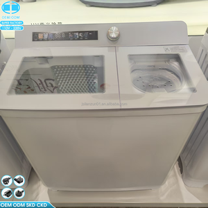 <span class=keywords><strong>Lave</strong></span>-<span class=keywords><strong>linge</strong></span> semi-automatique à double cuve OEM 13 kg, chargement par le haut avec cuves de lavage et d'essorage indépendantes, performance de nettoyage puissante - Product Image 2