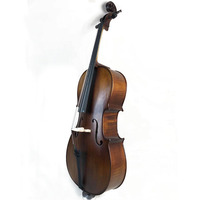 Wholesale Natural Flame Maple Full Size Professional Cello 4/4 Instrument