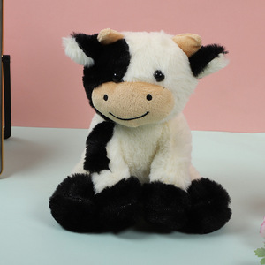 Peluche de <span class=keywords><strong>Vaca</strong></span> Súper Suave, Juguete de Peluche de <span class=keywords><strong>Vaca</strong></span> Sentada, Muñeco de Peluche de <span class=keywords><strong>Vaca</strong></span>, Regalo de Cumpleaños - Product Image 3
