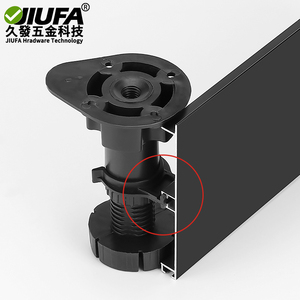 Clips para tablero de gabinete de cocina, conectores de montaje de plástico negro para fijación de paneles de suelo - Product Image 2