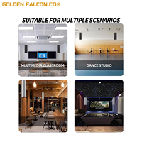 Altavoz de Columna PA Activo de 30W y 8 Ohmios, Altavoz Vertical para Megafonía, Altavoz de Audio para Montaje en Pared Interior