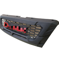 Pièces de gril de couverture de calandre de lumière LED noir mat Offre Spéciale pour Dmax 2016 -- 2019