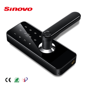 Serrure de porte intelligente SINOVO, empreinte digitale, Tuya Wifi, poignée à empreinte digitale, serrure électronique numérique pour porte en bois - Product Image 4