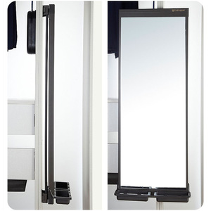 Unihopper Wardrobe <b>Mirror</b> Rectangle Aluminum Frame Wall Mounted <b>Foldable</b> Full Length Dressing <b>Mirror</b> For Closet Clothing - Product Image 2