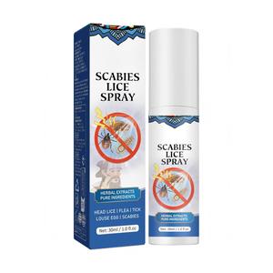 <span class=keywords><strong>Spray</strong></span> nourrissant à la vitamine E <span class=keywords><strong>anti</strong></span>-<span class=keywords><strong>poux</strong></span> 30ml pour la prévention des œufs et des lentes de <span class=keywords><strong>poux</strong></span>, solution quotidienne <span class=keywords><strong>anti</strong></span>-démangeaisons pour le soin du cuir chevelu - Product Image 1