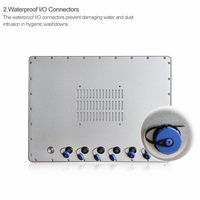 Computadora Industrial Integrada de Aleación de Aluminio Resistente, Pantalla Táctil Resistente al Agua IP67 de 15 Pulgadas