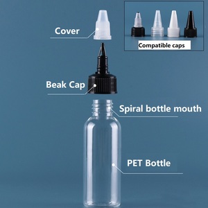 Ecannal 120ml 4oz flacon compte-gouttes en plastique PET avec bouchon torsadé pour le soin des <span class=keywords><strong>cheveux</strong></span> Pigment Pet oreille gouttes <span class=keywords><strong>Gel</strong></span> d'huile liquide - Product Image 3
