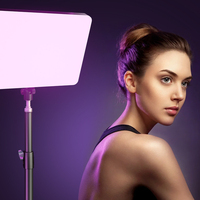 Panneau LED RVB souple pour vidéo, éclairage photo, kit d'éclairage vidéo pour YouTube, studio, gaming, streaming, selfie