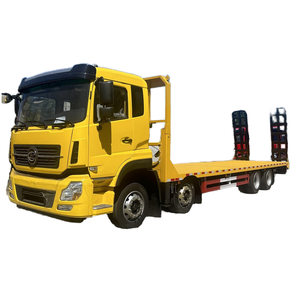 شاحنة بضائع مسطحة 12 عجلة حمولة 35T لمركبات البناء/محرك اليورو 3 - Product Image 1