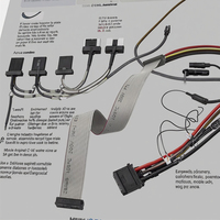 Kustom 16-Pin FFC kabel pita datar 1.27mm Pitch AWG28 26cm dengan isolasi PVC