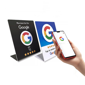 NFC <span class=keywords><strong>Google</strong></span> xem xét đứng QR mã Acrylic hiển thị đứng mini tag RFID ISO cho doanh nghiệp đánh giá khách sạn 860-960MHz - Product Image 6