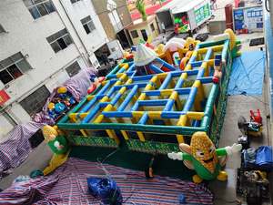 Labyrinthe de maïs gonflable <span class=keywords><strong>Halloween</strong></span>, labyrinthe de maïs gonflable, jeu de <span class=keywords><strong>maison</strong></span> gonflable pour les fêtes en plein air/festival des récoltes d'automne - Product Image 4