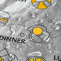 Papier d'emballage alimentaire en aluminium anti-graisse personnalisé, papier sulfurisé nid d'abeille, papier kraft, papier alimentaire de qualité alimentaire, papier pour sandwich, papier pour hamburger