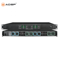 Amplificateur de puissance portable multifonctionnel en métal 4 canaux 4x450W alimenté par courant alternatif pour la vente en gros