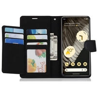 Étui antichoc en cuir véritable ou PU pour téléphone Google Pixel 7 Pixel 6 Pro