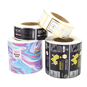 Custom Luxury Waterproof Logo Cosmetics Vinyl Label Gold Foil Shampoo Stickers Roll Printing Packaging Labels for Lotion Bottle - Product Image 2