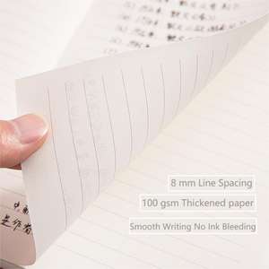 Cuaderno A6 Student-Aware con cubierta de cuero PU de color macarrón, material escolar necesario del proveedor, encuadernación de costura - Product Image 6